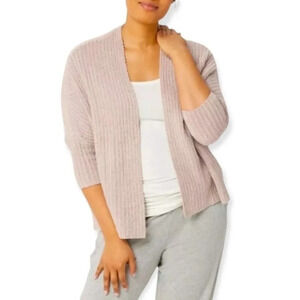 Barefoot Dreams Cozychic Lite Shrug Open Front Cardigan Size S/M Soft‎